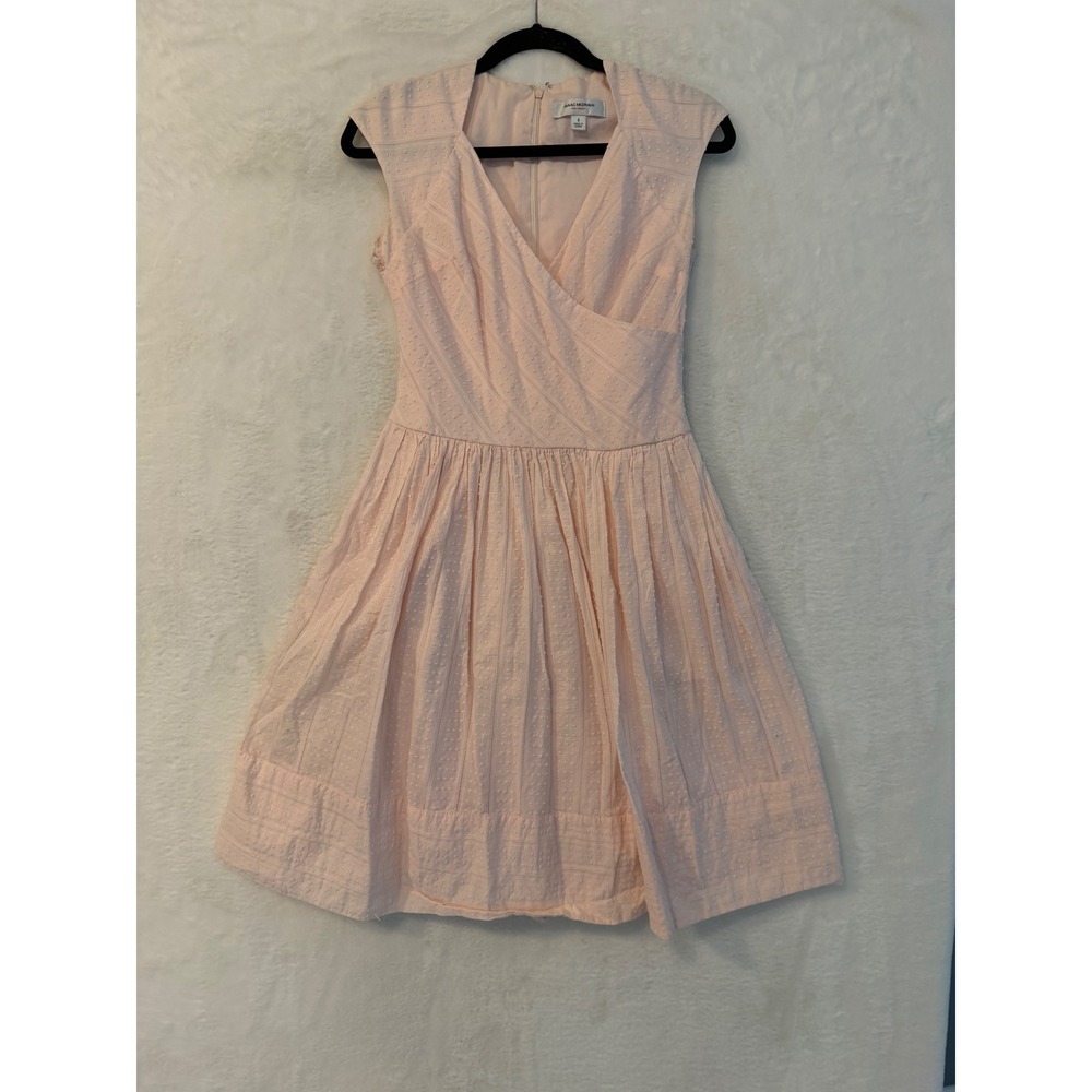 Isaac Mizrahi for Target‎ Pink Clip Dot Sleeveless Fit Flare Dress 4 F16751289